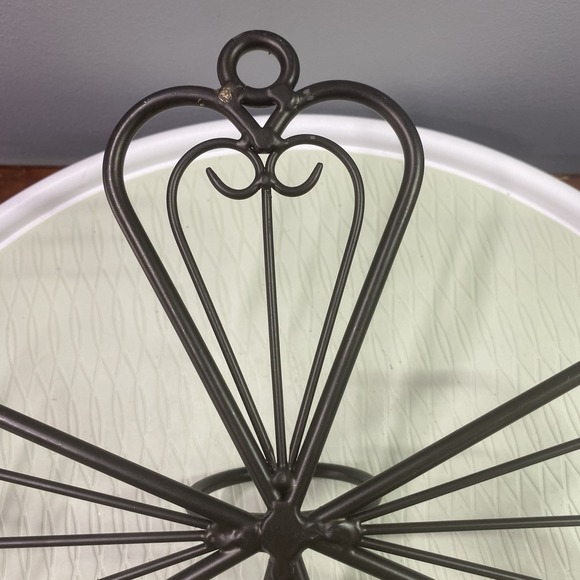 Vintage PartyLite Candle Holder Matte Black Metal Cross Sconce 15" X 12" X 3" - Picture 6 of 9